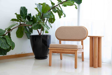Arcos Lounge Chair- Natural