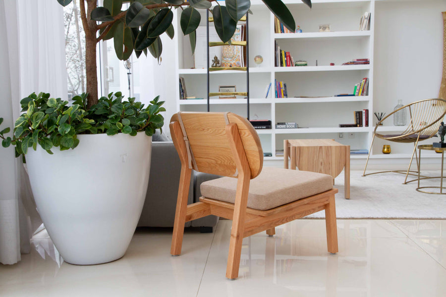 Arcos Lounge Chair- Natural