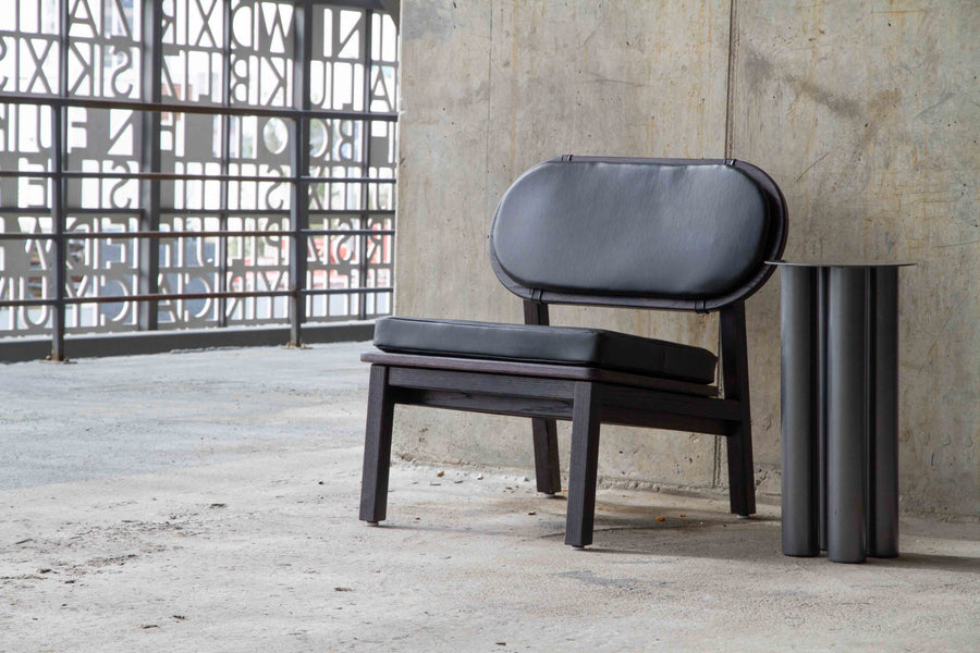 Arcos Lounge Chair- Black