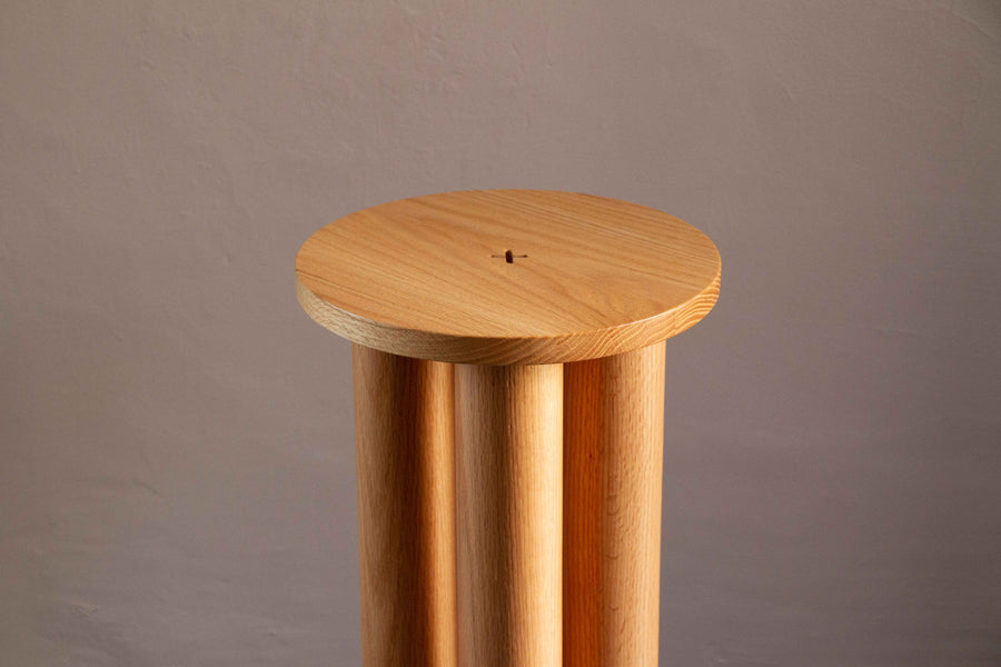 Pillars- Side Table- Wood